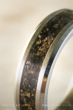 Diplodocus Fossil Ring – Tungsten Carbide