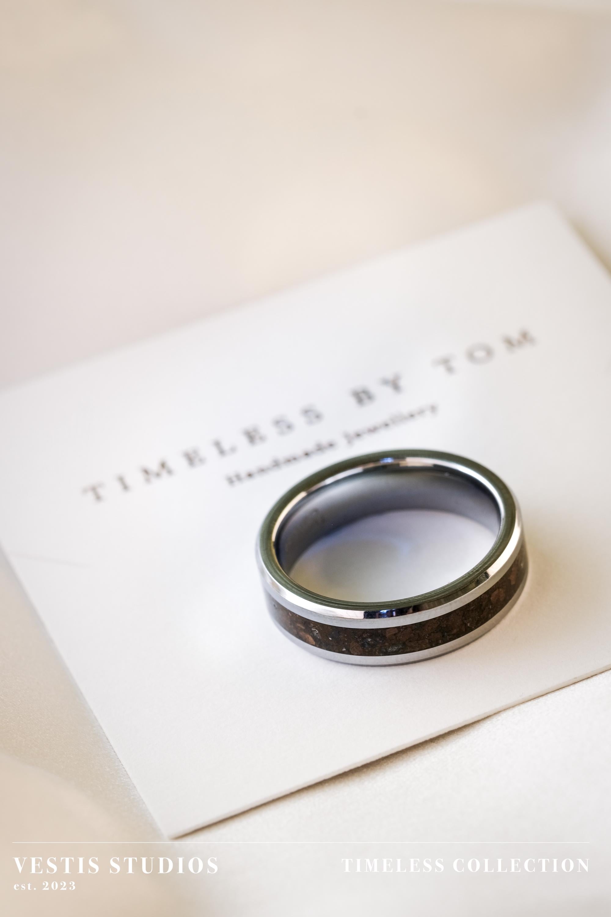 Raptor Fossil Ring – Tungsten Carbide