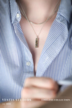 T. Rex, Triceratops & Spinosaurus Fossil Necklace – Sterling Silver