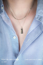 Raptor, Diplodocus & Spinosaurus Fossil Necklace – Sterling Silver