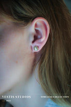 Spinosaurus Tooth Earrings – Sterling Silver