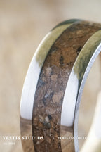 Mosasaur Fossil Ring – Steel