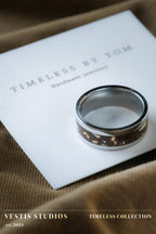 T. Rex, Triceratops & Spinosaurus Fossil Ring – Steel