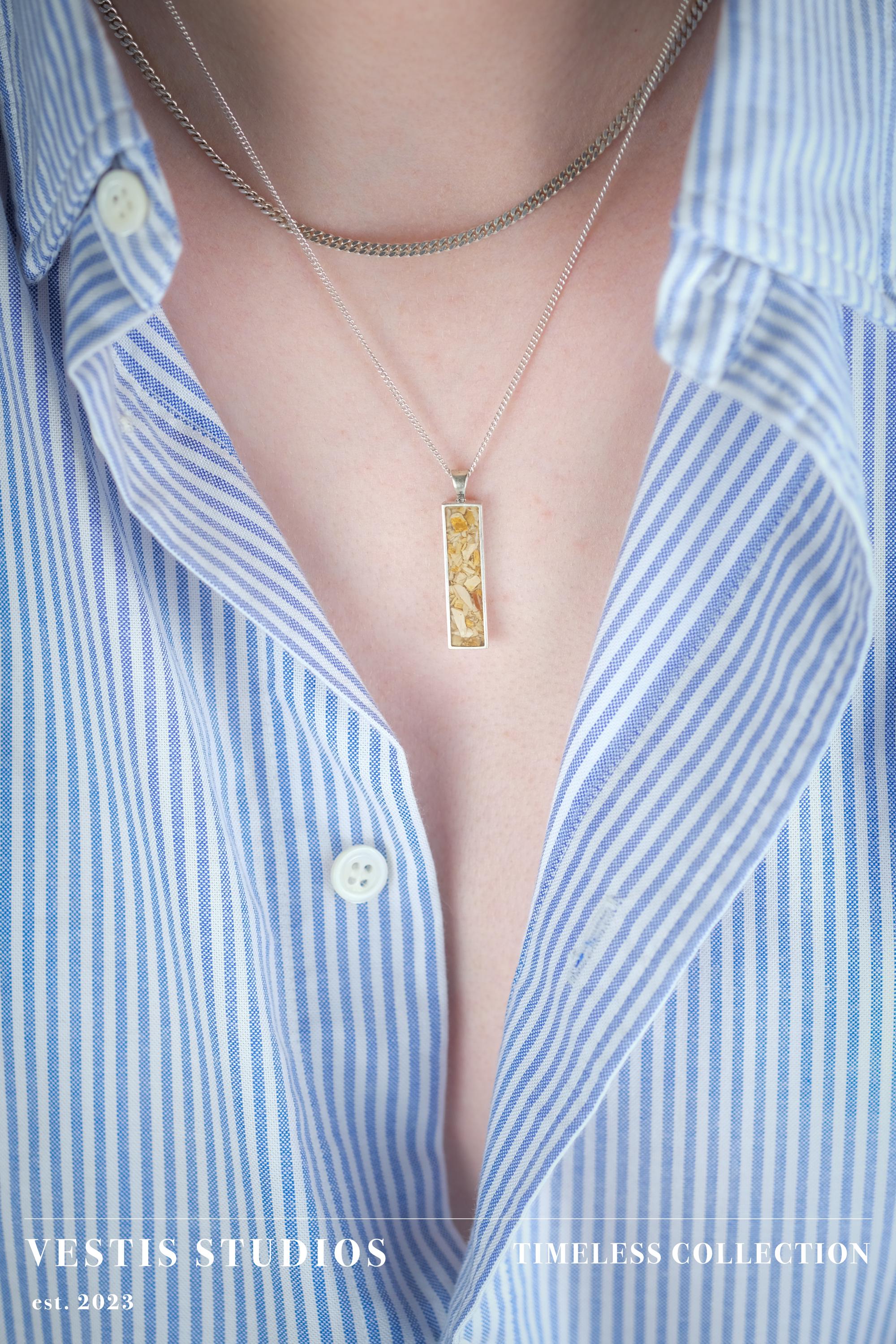 Spinosaurus Tooth Necklace – Sterling Silver