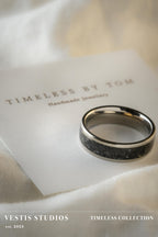 Megalodon Tooth Ring – Titanium