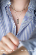 T. Rex Fossil Necklace – Sterling Silver