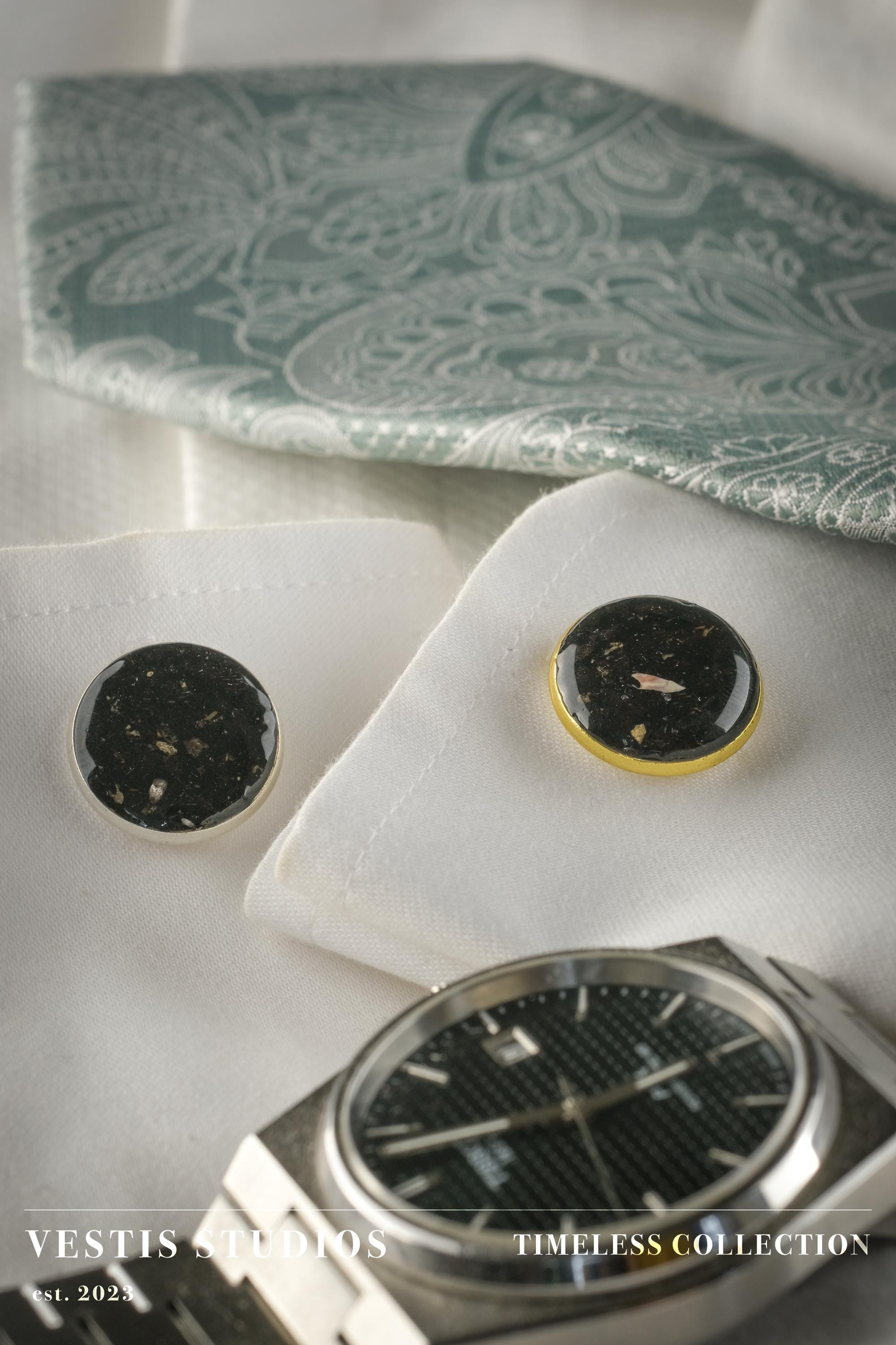 Diplodocus Fossil Cufflinks